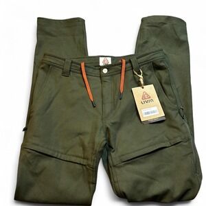 LIVSN Men's Ecotrek Trail Pants Olive Green 34x34 NWT $139 MSRP